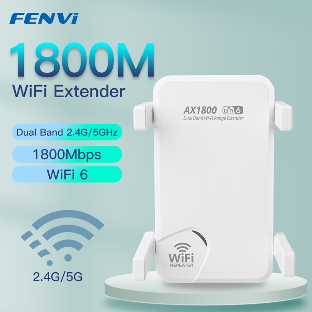 Wifi Range Extender - Беспроводной двухдиапазонный ретранслятор FENVI WiFi6 AX1800