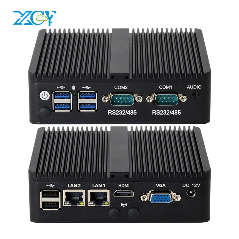 Thin Client Mini Pc - Intel Celeron безвентиляторный промышленный мини-ПК IoT