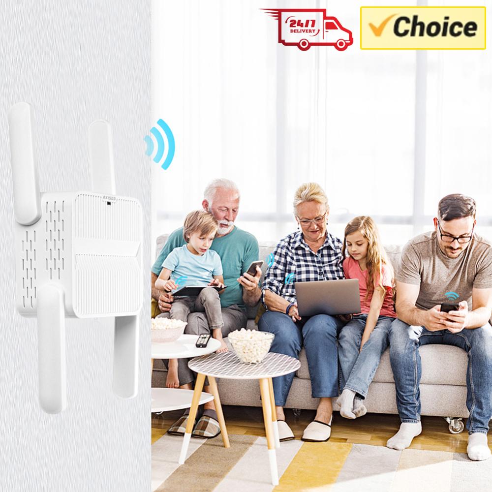 Wifi Range Extender - Усилитель Wi-Fi 6 (репитер) 1500 Мбит/с,