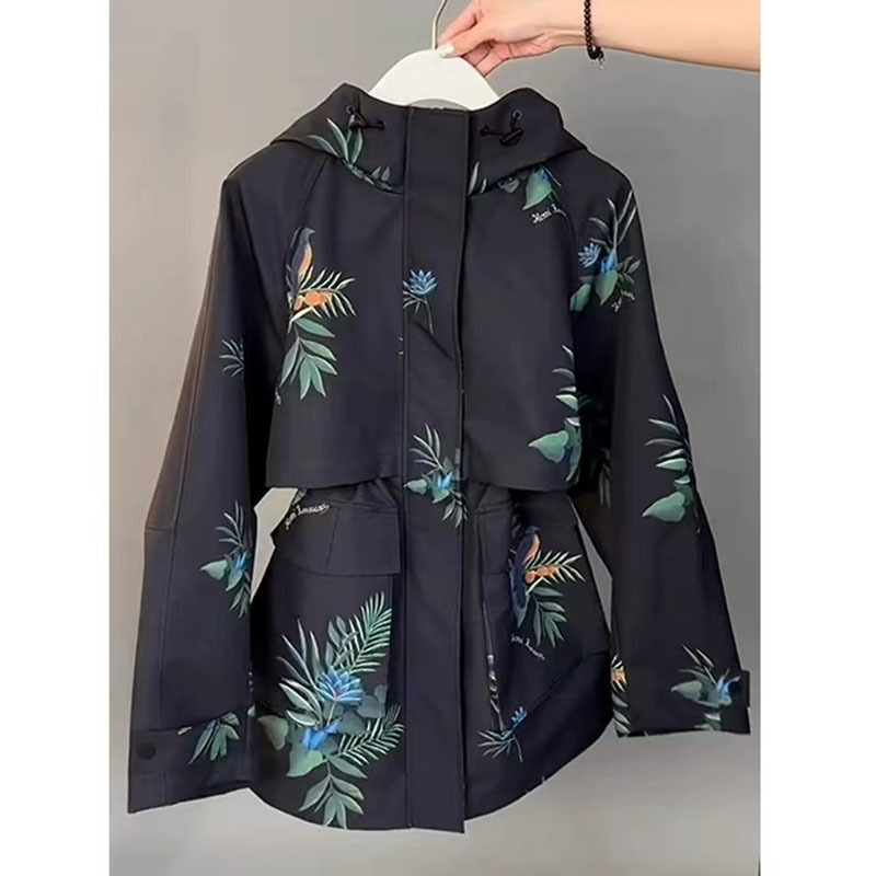 Office Tech Wear - Женская техническая ветровка YYAHAHAS с капюшоном,