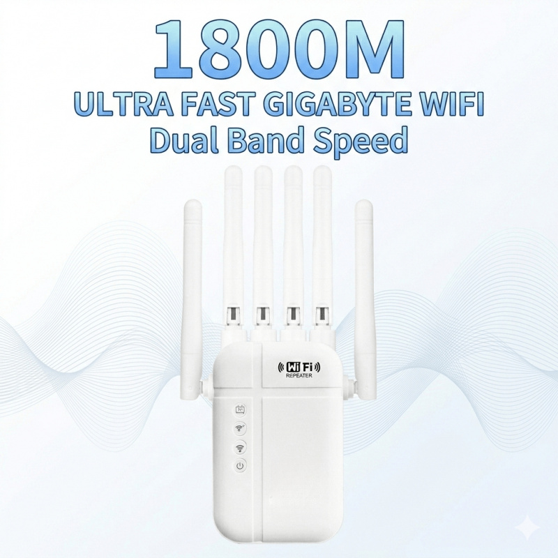 Wifi Range Extender - Усилитель Wi-Fi 6 Regaton, 1800 Мбит/с,