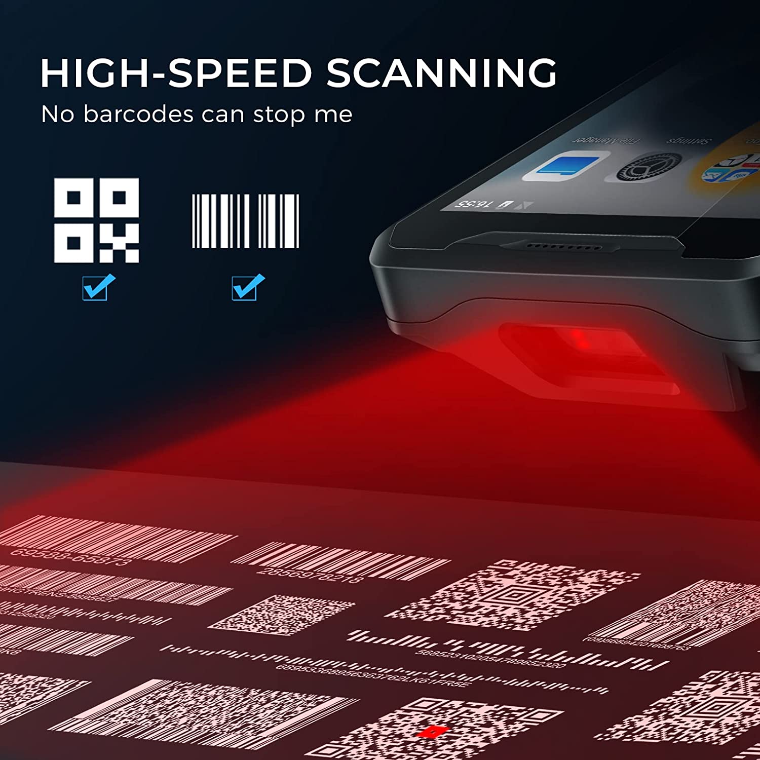 Прочный беспроводной терминал  – обзор и цена Barcode Scanner 2D