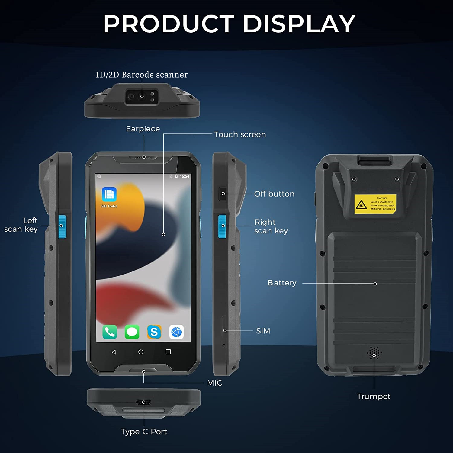 Прочный беспроводной терминал  – обзор и цена Barcode Scanner 2D