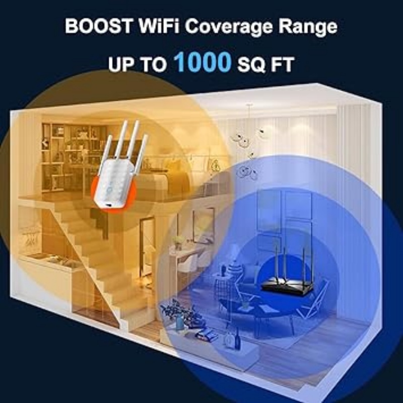 1200 Мбит/с двухдиапазонный по – обзор и цена Wifi Range Extender