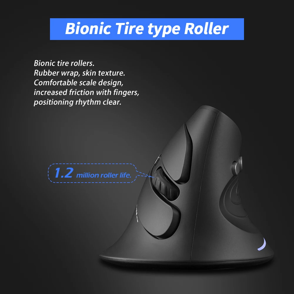 ZELOTES F-17 6-клавишная эргон – обзор и цена Ergonomic Mouse Vertical