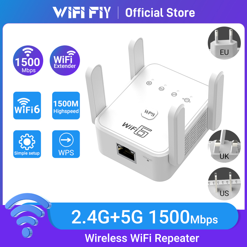 WIFI6 1500 Мбит/с 5 ГГц беспро – обзор и цена Wifi Range Extender