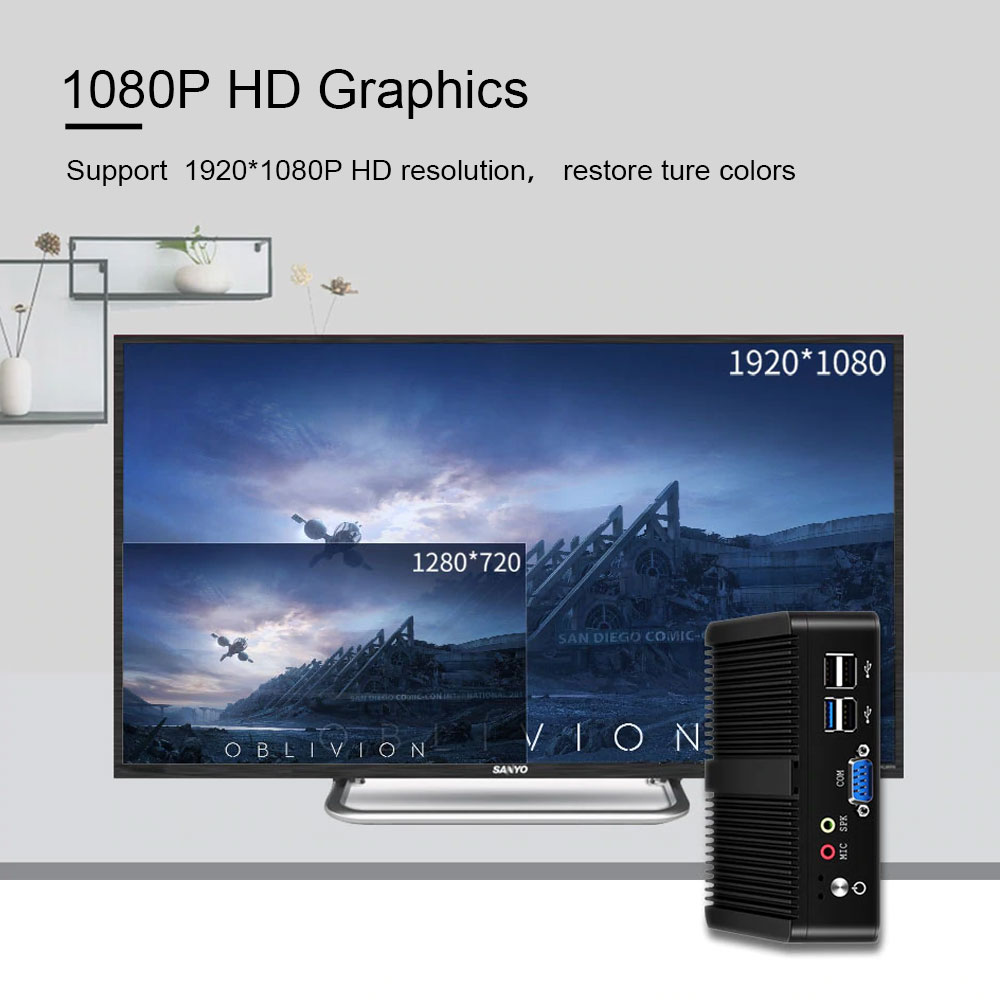 Мини-ПК Intel Celeron J6412 N2 – обзор и цена Thin Client Mini Pc