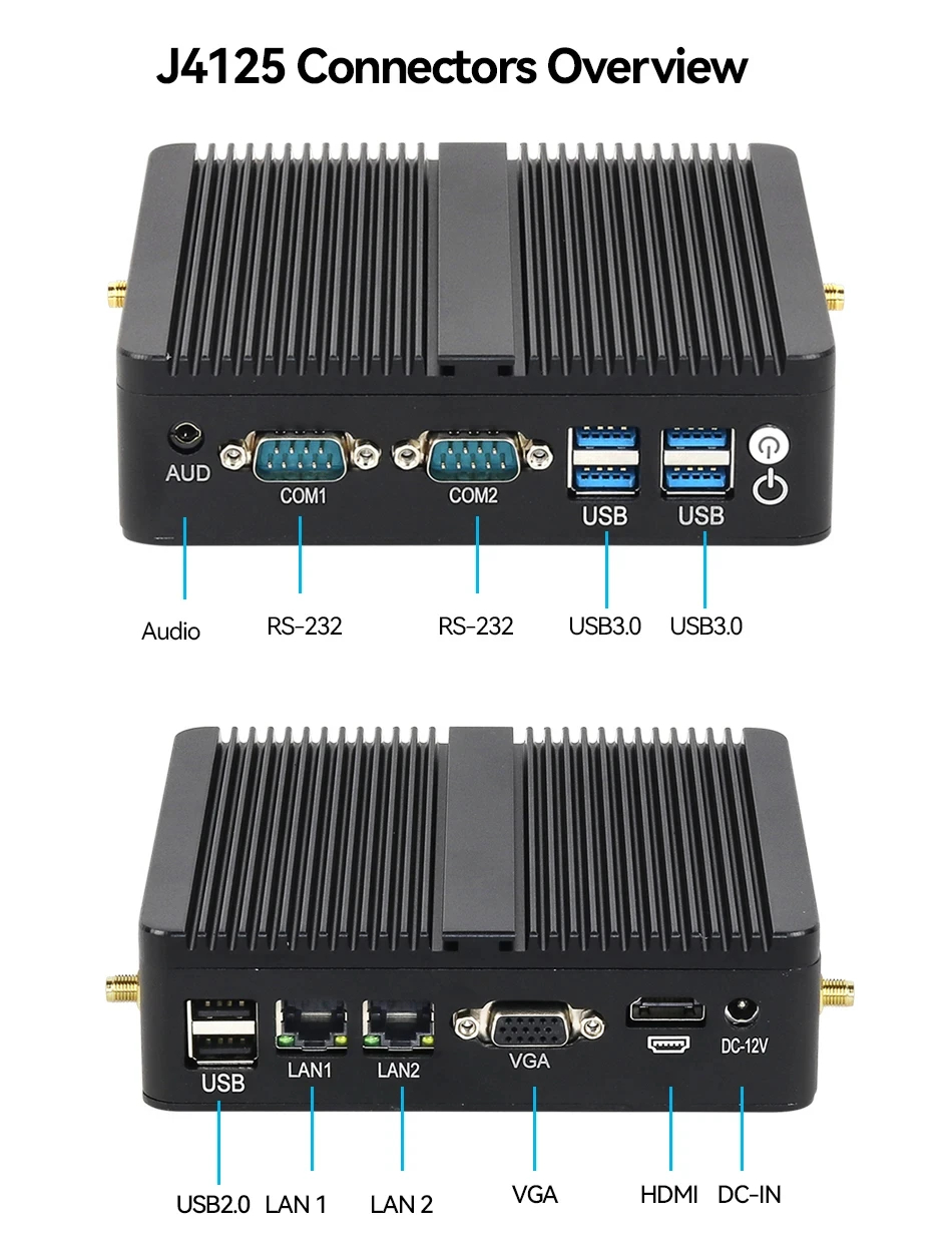 Мини-ПК Intel Celeron N5105 J6 – обзор и цена Thin Client Mini Pc