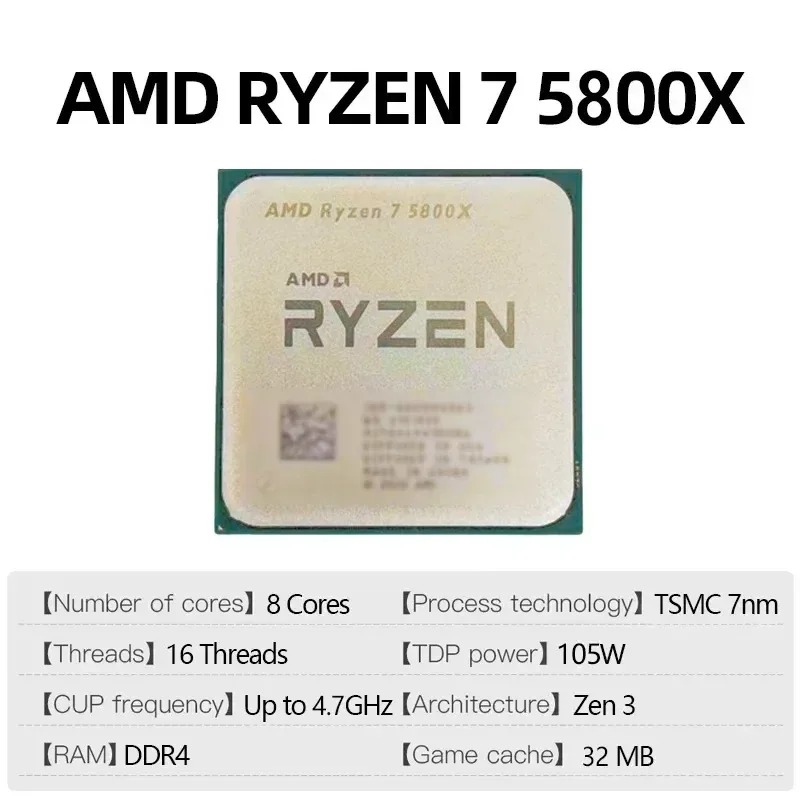 Процессор AMD Ryzen 7 5800X 7  – обзор и цена Amd Cpu Ryzen 7
