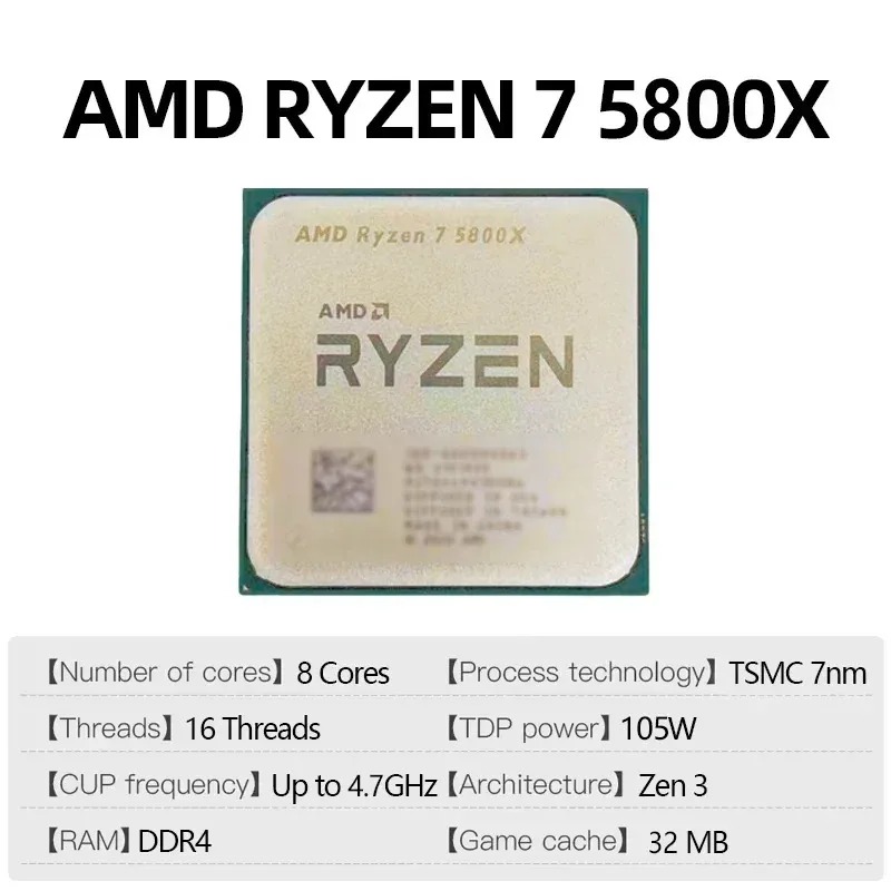 Процессор AMD Ryzen 7 5800X, 8 – обзор и цена Amd Cpu Ryzen 7
