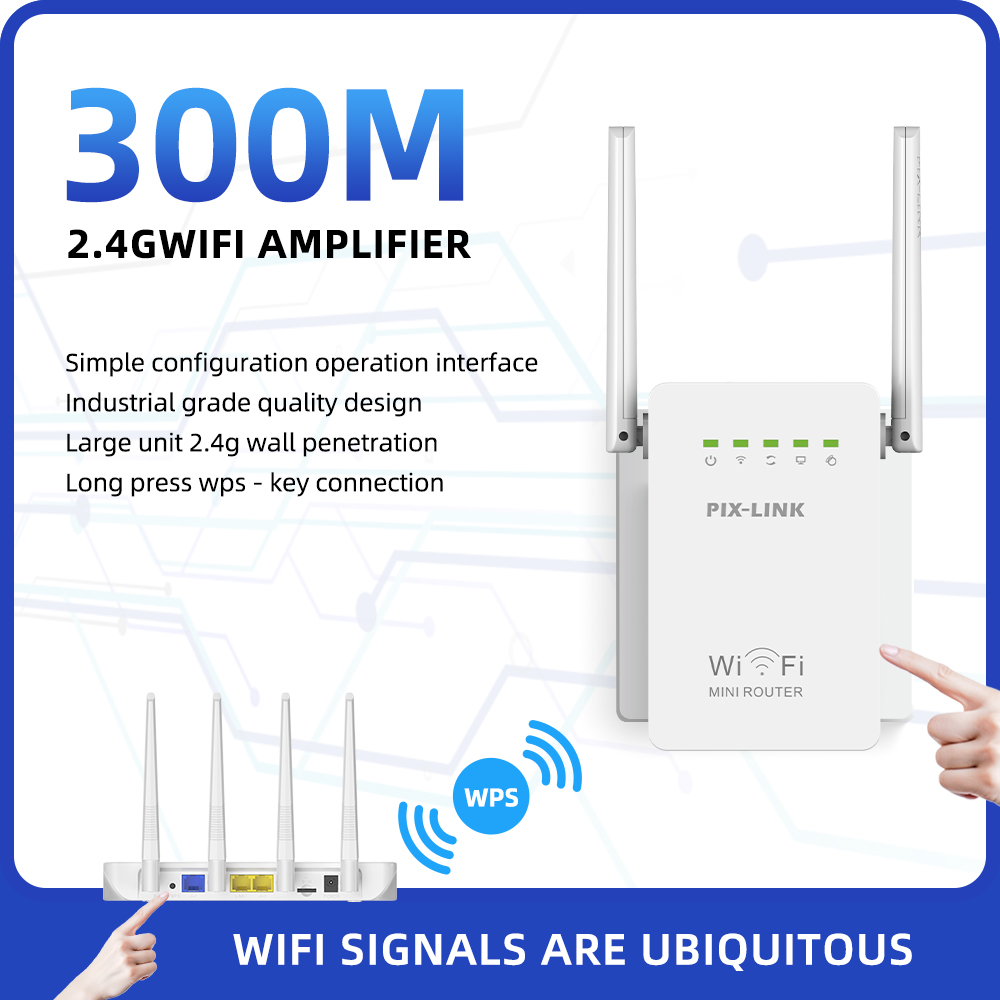 PIX-LINK WR02E Беспроводной по – обзор и цена Wifi Range Extender