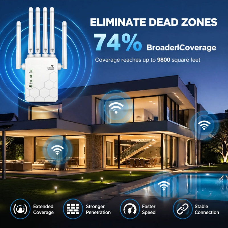 Усилитель Wi-Fi сигнала AX1800 – обзор и цена Wifi Range Extender