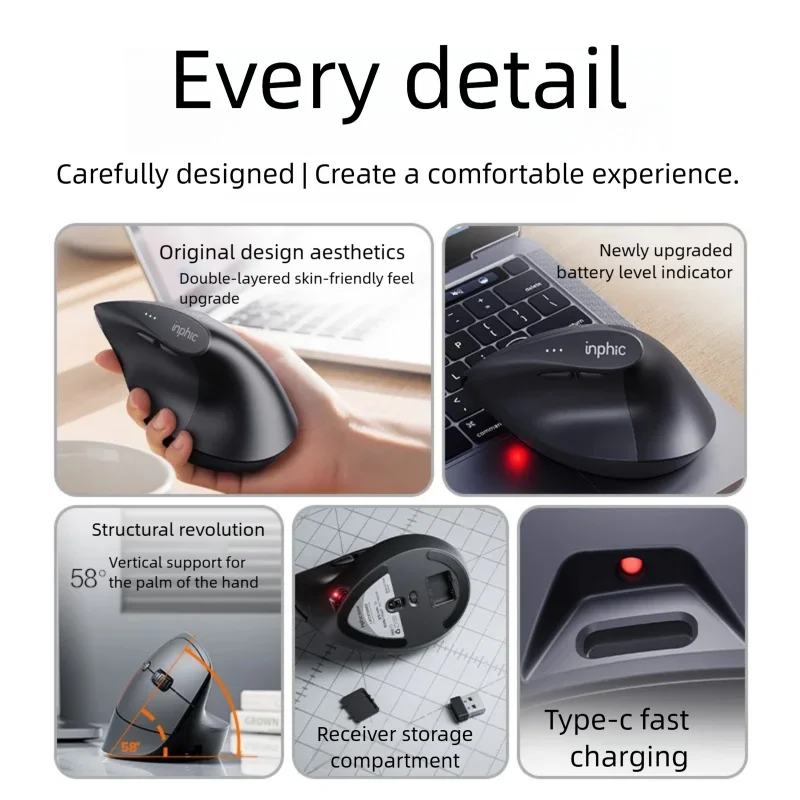 Беспроводная вертикальная мышь – обзор и цена Ergonomic Mouse Vertical
