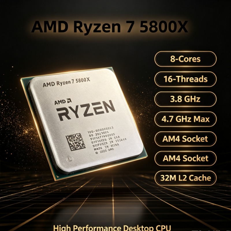 Процессор AMD Ryzen 7 5800X R7 – обзор и цена Amd Cpu Ryzen 7
