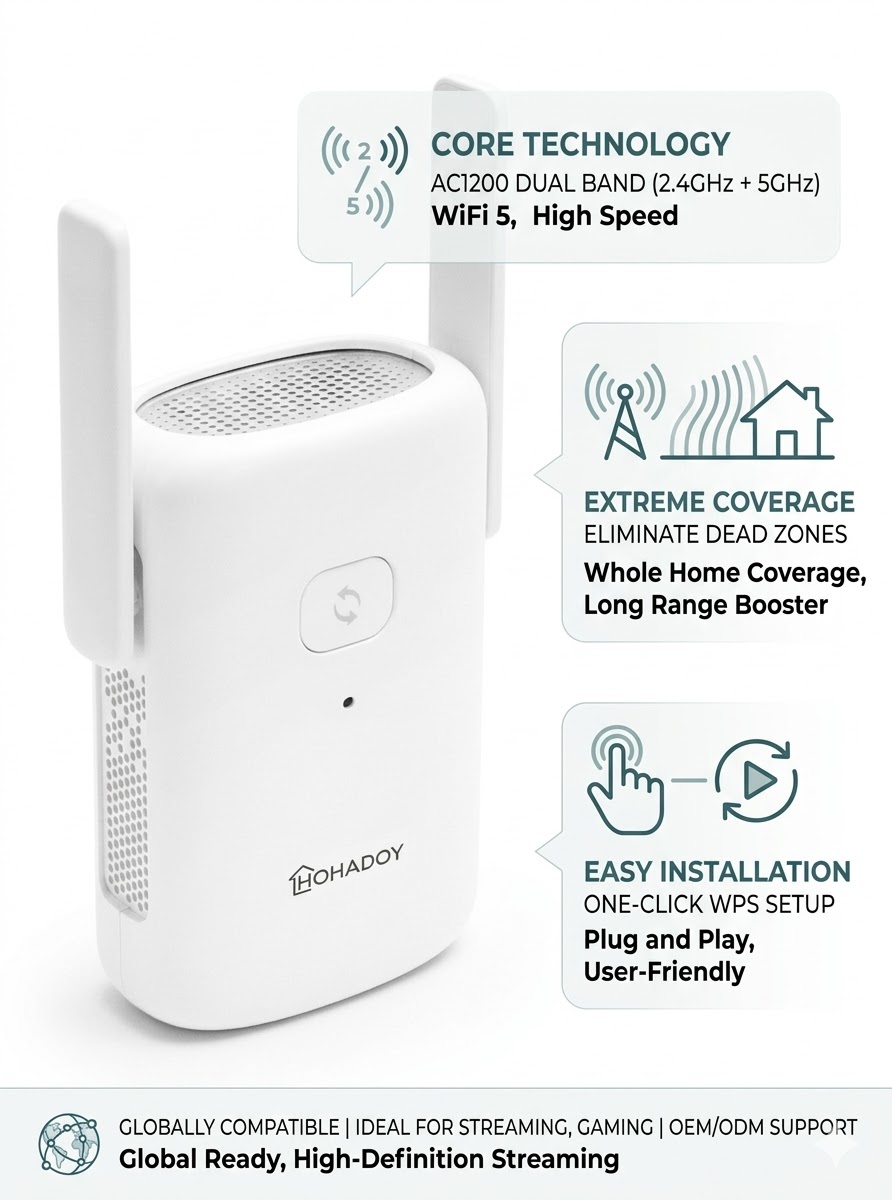 Двухдиапазонный Wi-Fi репитер  – обзор и цена Wifi Range Extender