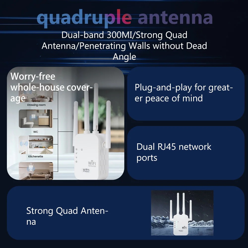 Беспроводной повторитель Wi-Fi – обзор и цена Wifi Range Extender