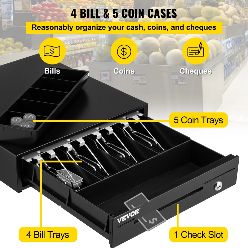 Кассовый денежный ящик 16 дюйм – обзор и цена Cash Drawer Pos