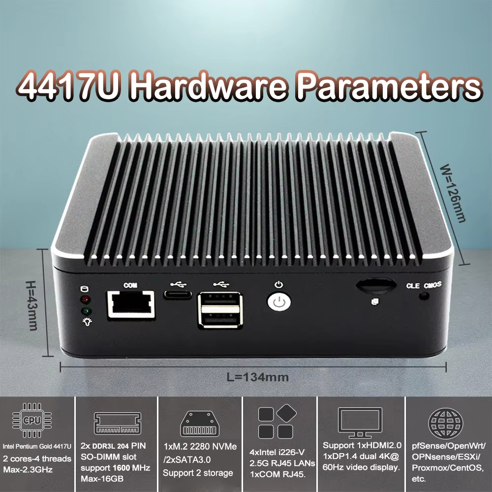 Программный маршрутизатор Inte – обзор и цена Thin Client Mini Pc